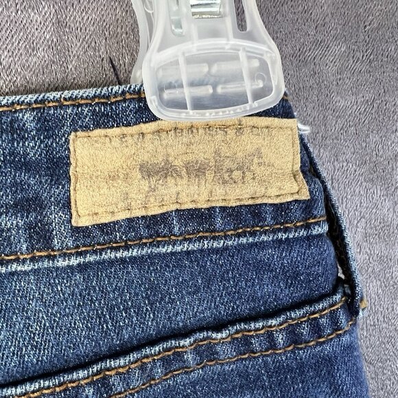Womens 545 Levi Jeans Low Boot Cut Stretch Size 8M (30Wx32L) - Picture 9 of 13